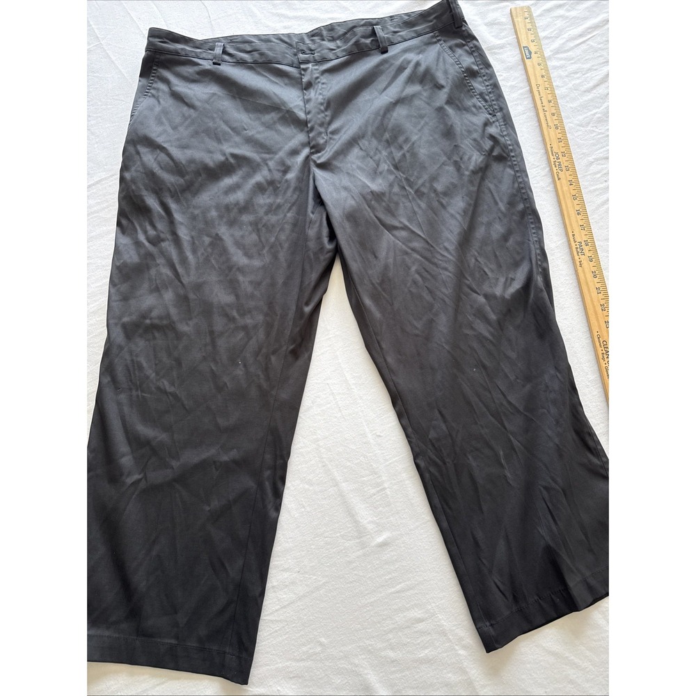 Nike Golf Dri-FIT Pants Mens 42x30 Black Straight Leg Flat Front Casual Sports
